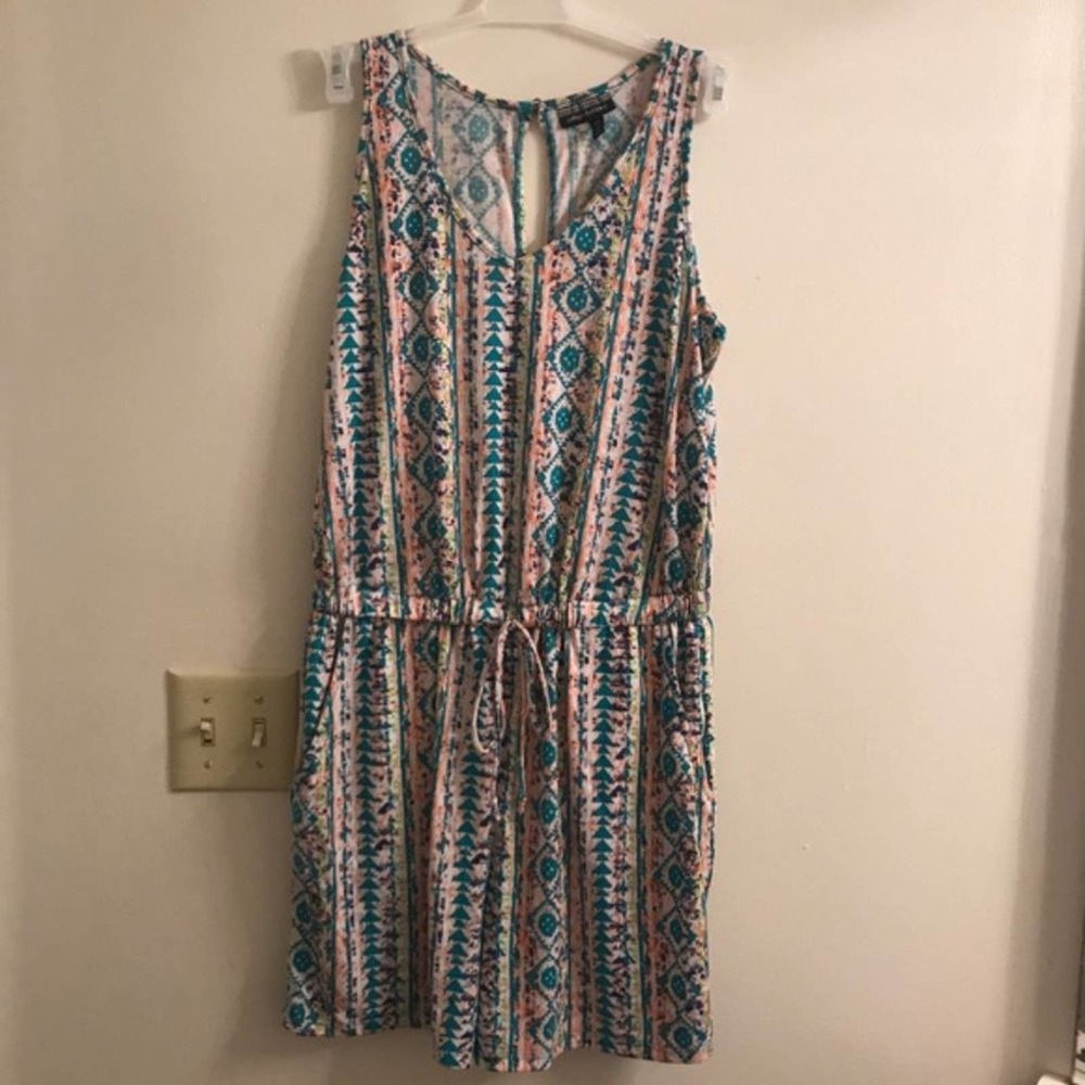Allison Brittney Printed romper. M
